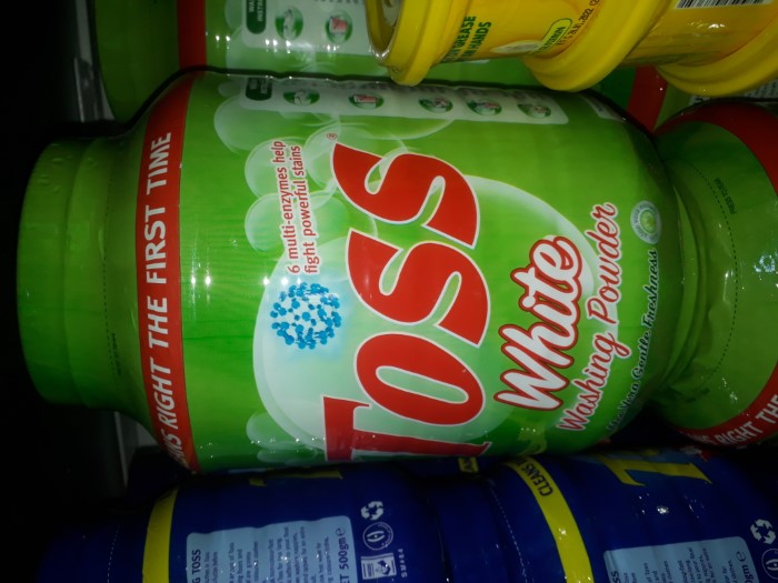 TOSS-WHITE WASHING POWDER
